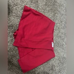 Revolve By the way red mini skort
